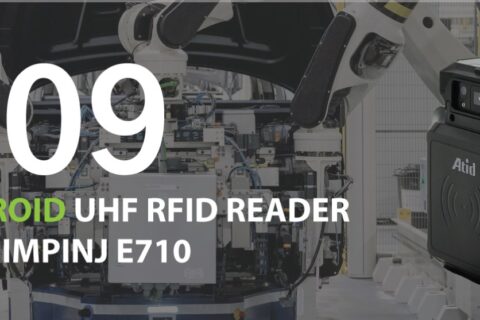 ATID AT909 rugged Android UHF RFID handheld computer with Impinj E710 module